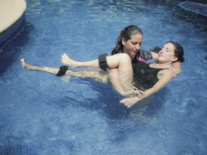 Sesión de Watsu y Fisioterapia